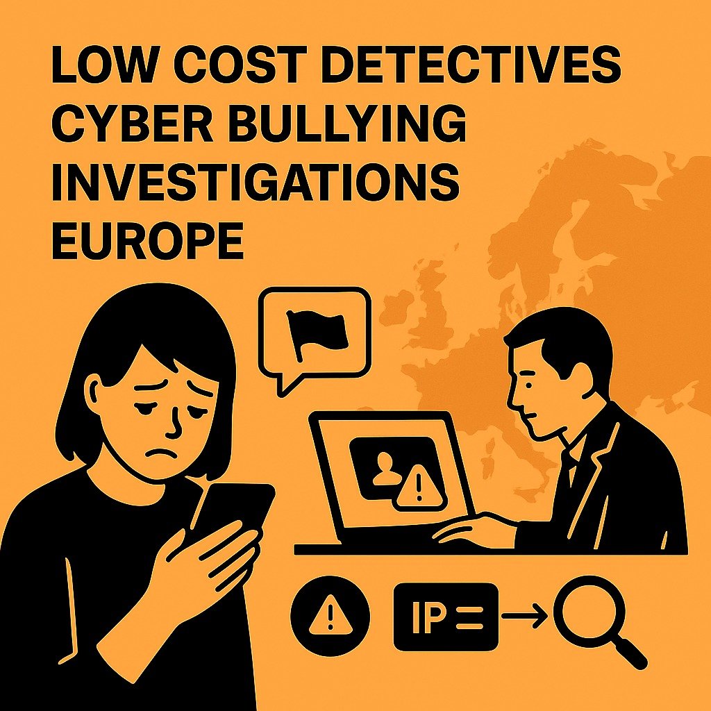 Low Cost Detectives - Cyber Bullying Investigations Europe