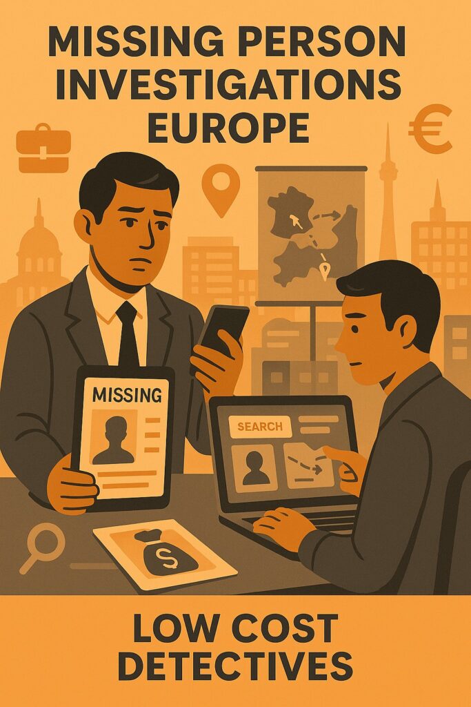 Low Cost Detectives - Missing Person Investigations Europe
