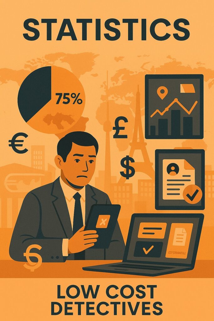 Low Cost Detectives - Statistics