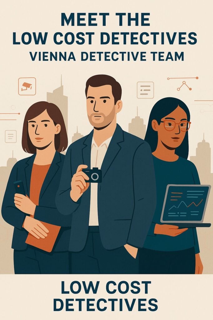 Low Cost Detectives - Vienna Austria - Meet The Team
