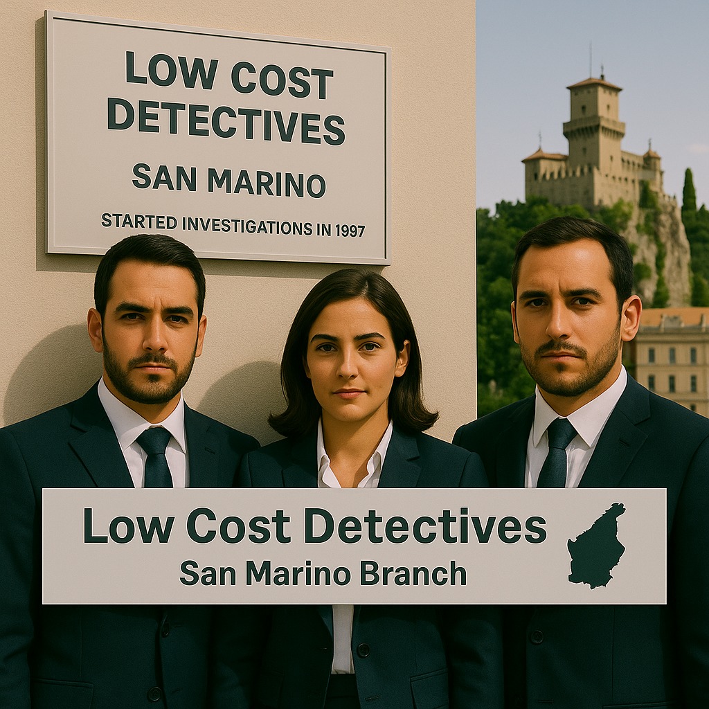 Low Cost Detectives - San Marino Republic of San Marino Branch