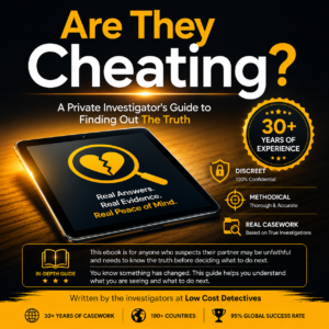 are they cheating - ebook pdf - low cost detectives