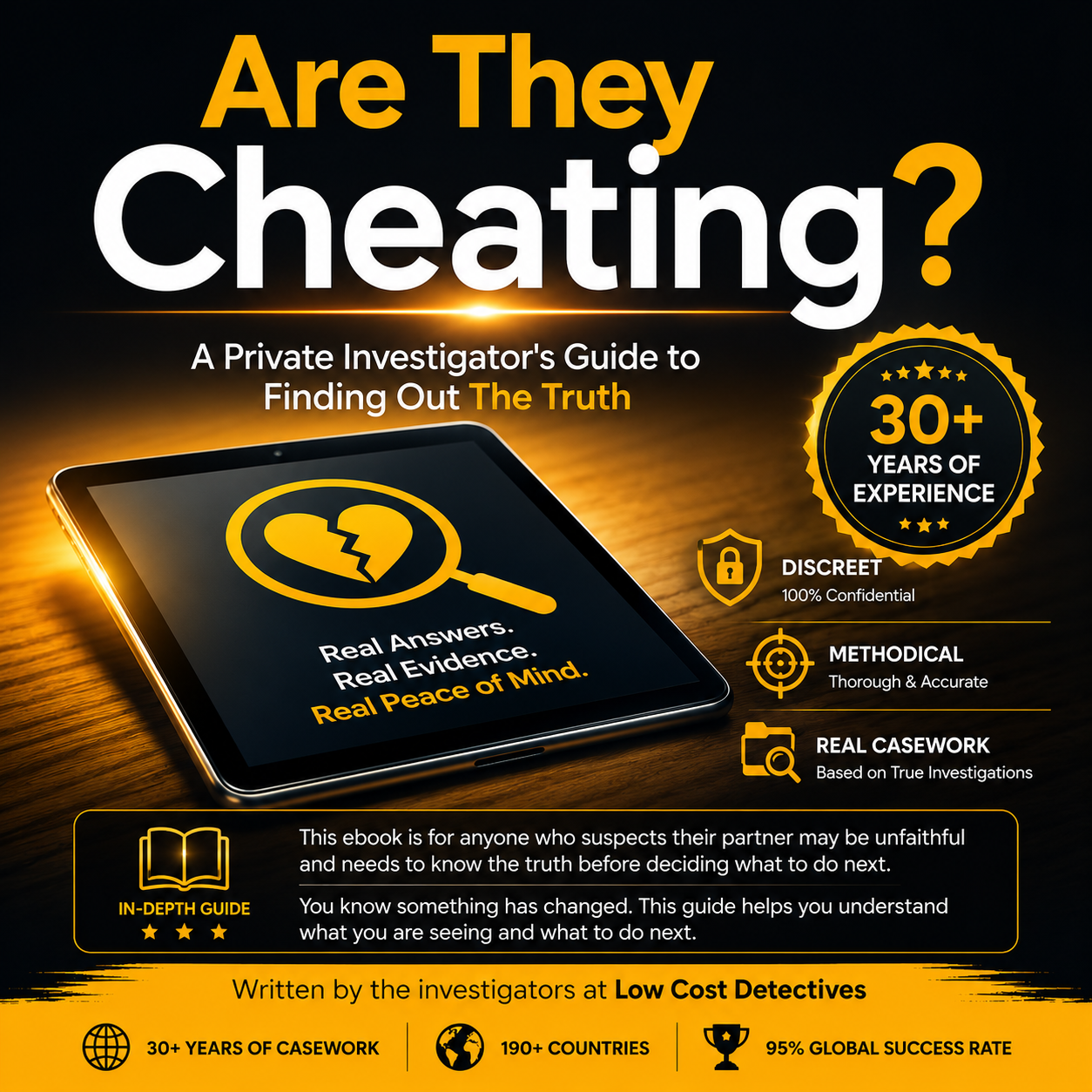 are they cheating - ebook pdf - low cost detectives